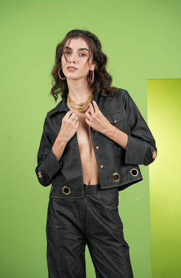 Retro Street Style Black Jacket