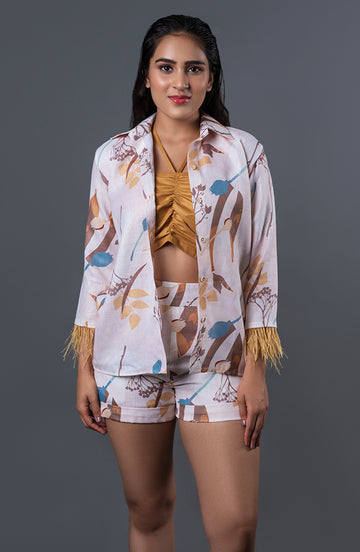 Airy Avian Co-Ord (Yellow)