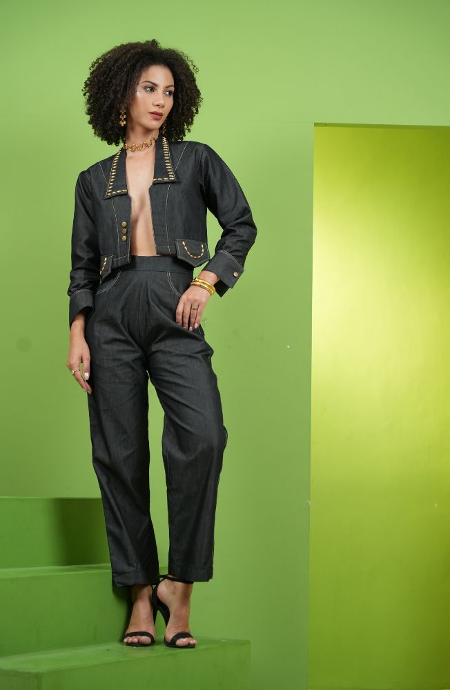 Retro Denim Co-ord Set