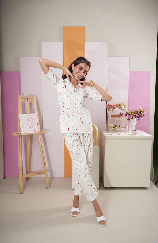 Sweet Dreams White CO-ORD SET