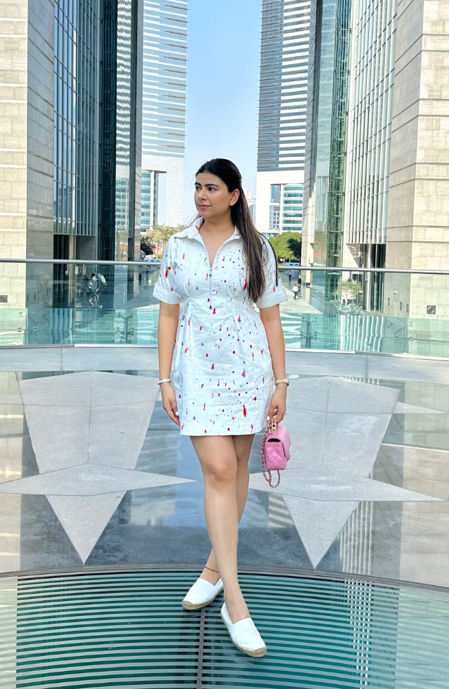 Brunch Party Ready White Short Dress