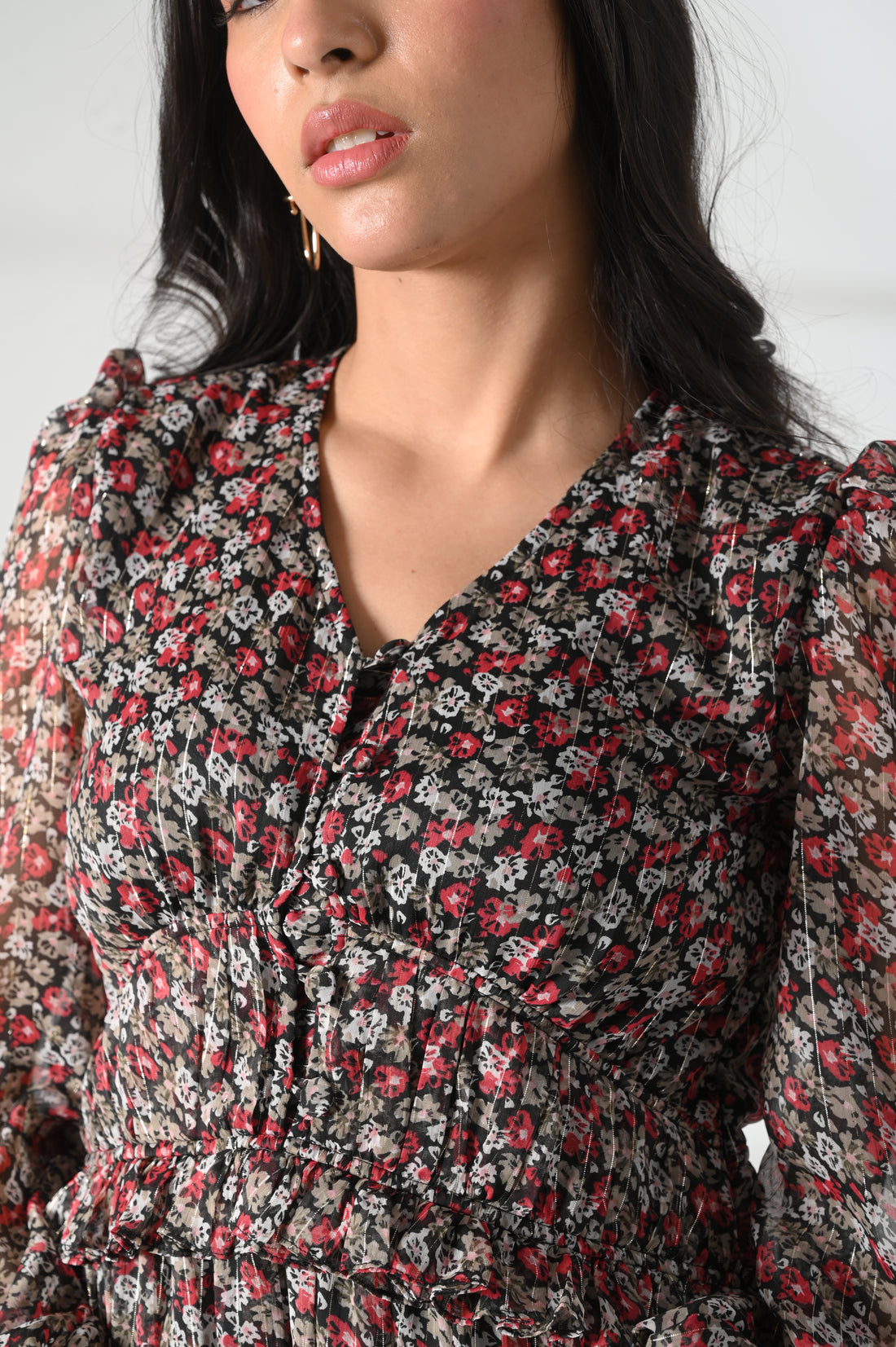 Fallen Rose Short Dress