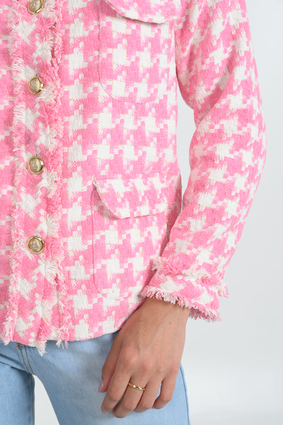 Rosewater Tweed Blazer