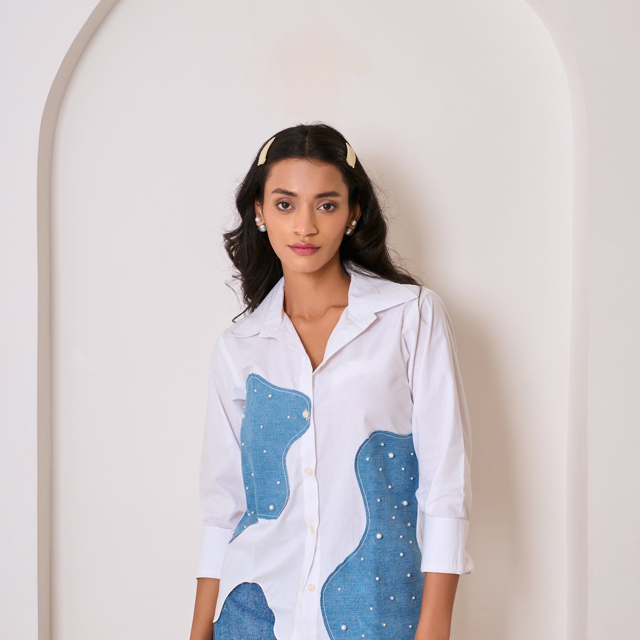 Denim Pearl Shirt